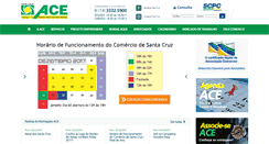 Desktop Screenshot of acesantacruz.com.br